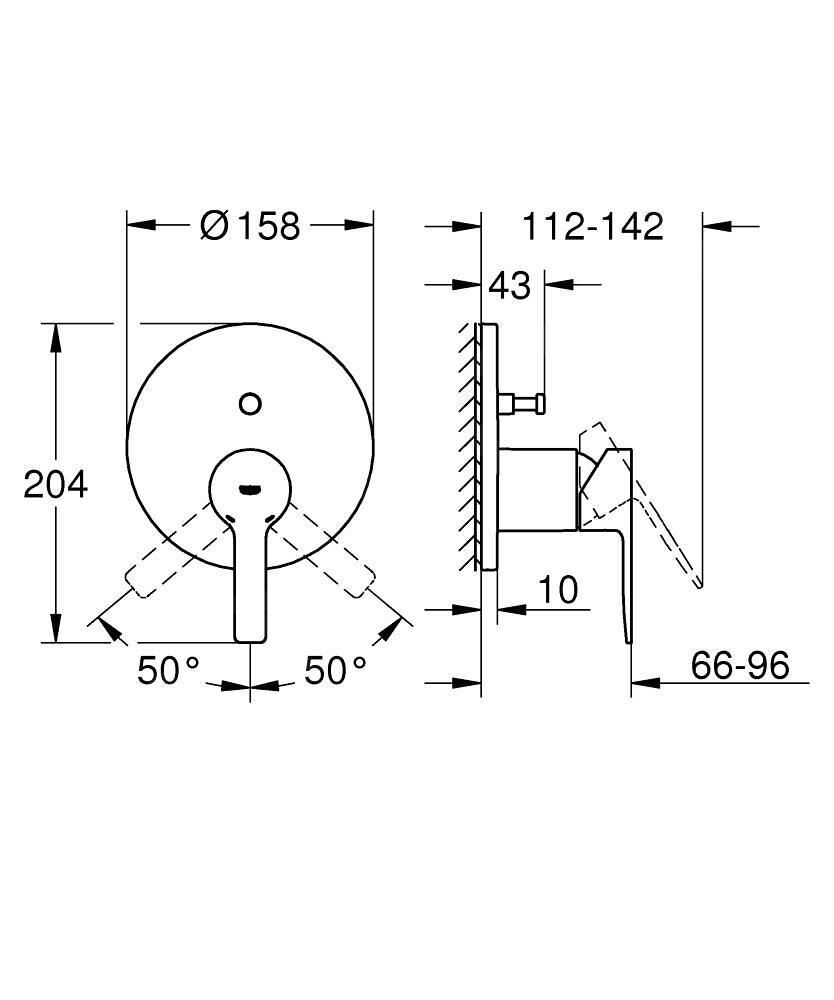 Смеситель Grohe Lineare 24064GL1