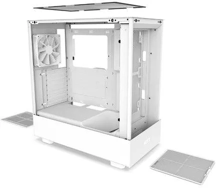 Корпус NZXT H5 Flow White, Mid-Tower ATX