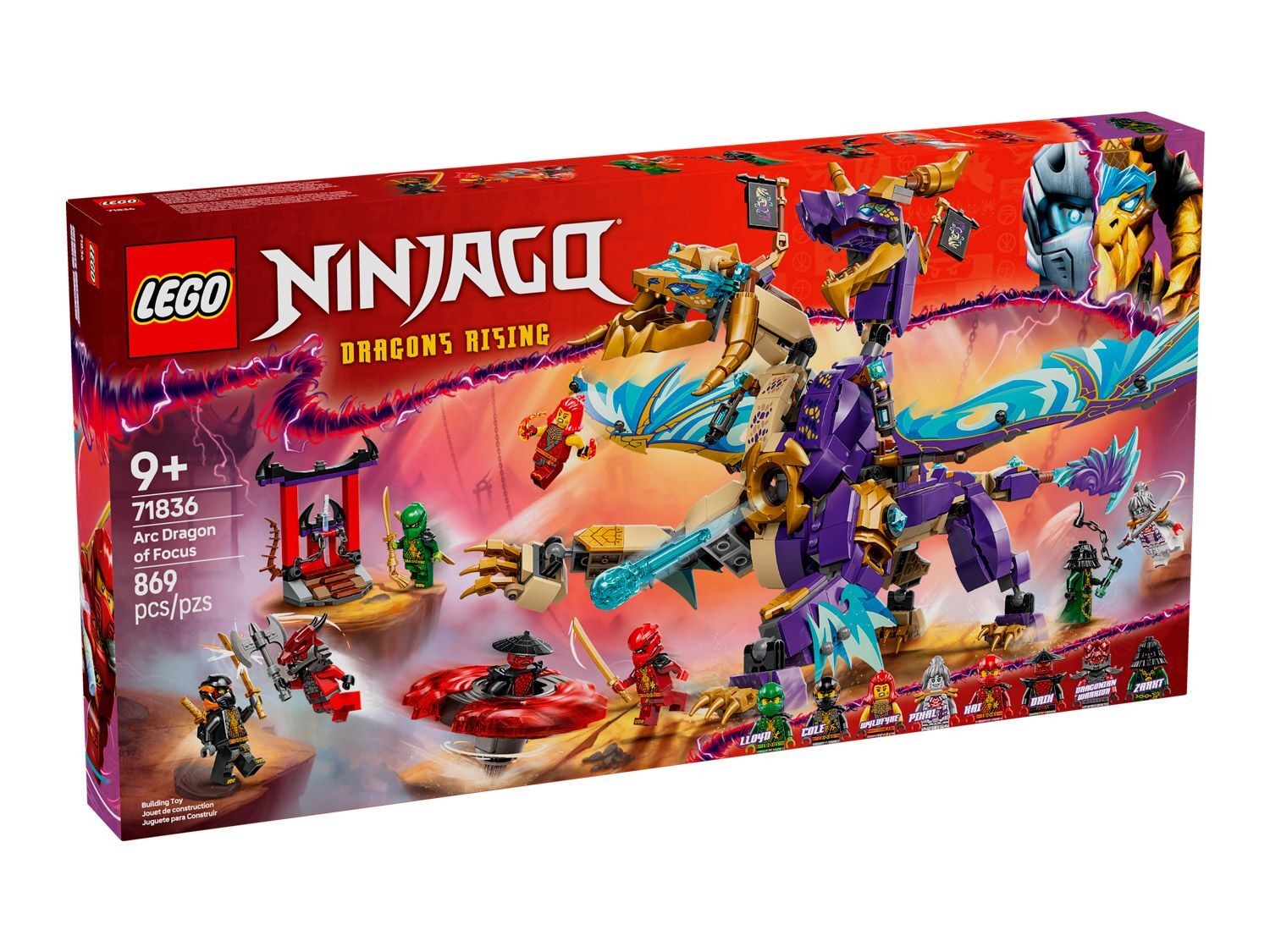 Конструктор LEGO NINJAGO 71836 Архидракон Фокуса