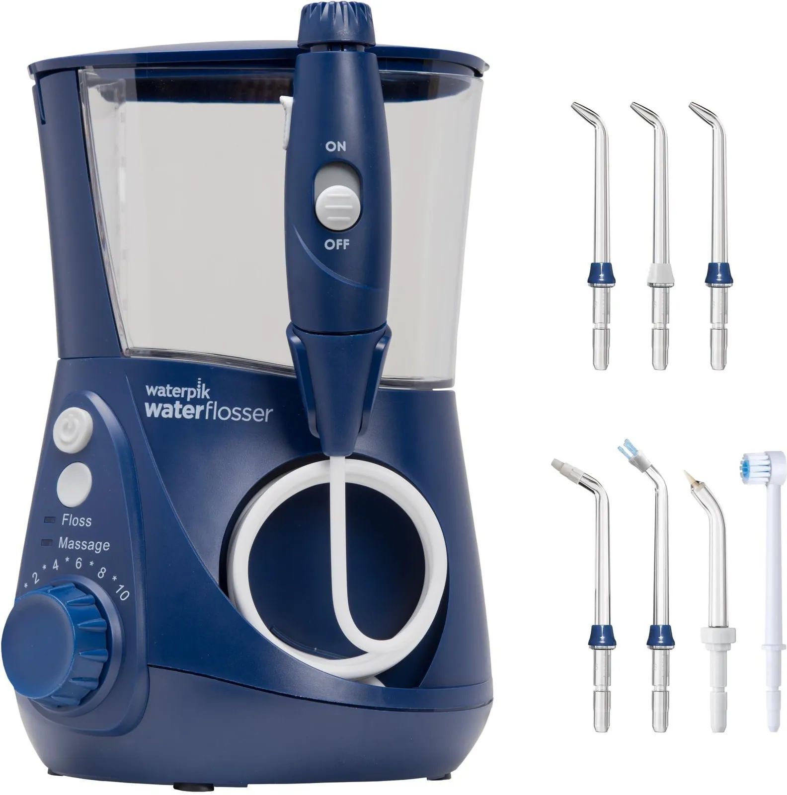 Беспроводной ирригатор Waterpik WP-582 Cordless Advanced 2.0 синий