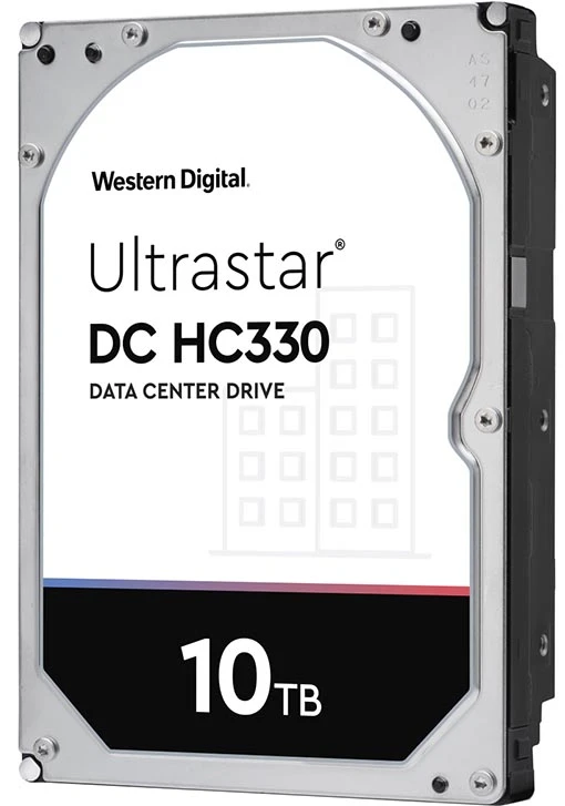 Серверный жёсткий диск Western Digital Ultrastar DC HC330 10 ТБ 3.5" SATA III 256 МБ (0B42266)