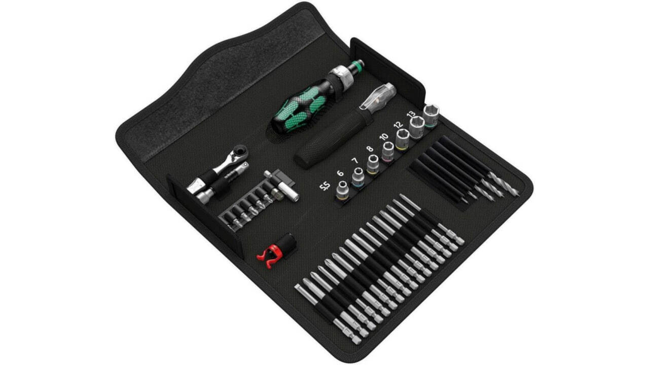 Wera Kraftform Kompakt H1 набор из 41 отвертки для дерева 05135939001