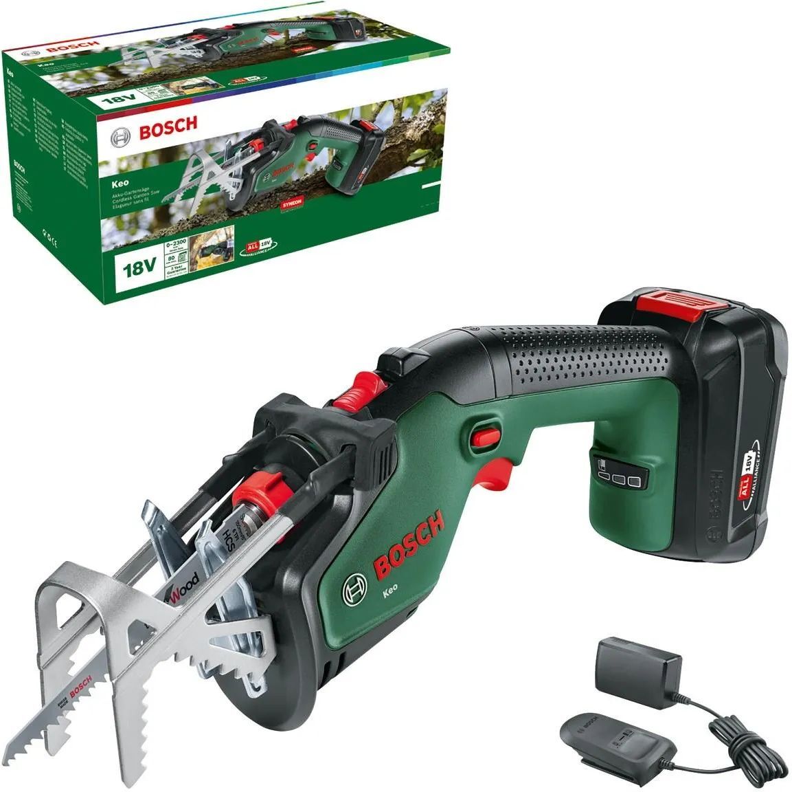Аккумуляторная сабельная пила Bosch KEO 18 LI (0600861A00)