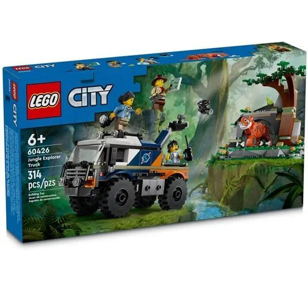 LEGO City 60426 Исследователь джунглей: грузовик для бездорожья