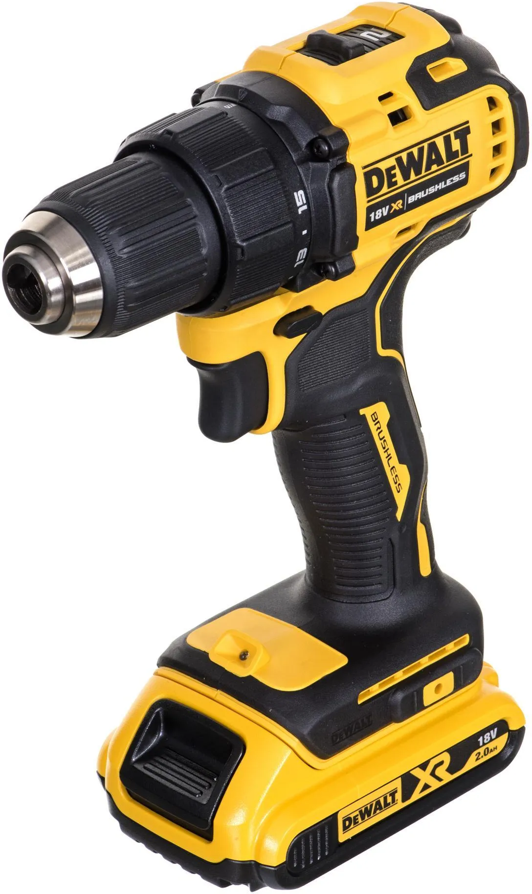 Аккумуляторная безударная дрель-шуруповерт DeWalt DCD708D2T, с 2 АКБ, ЗУ и кейсом TSTAK