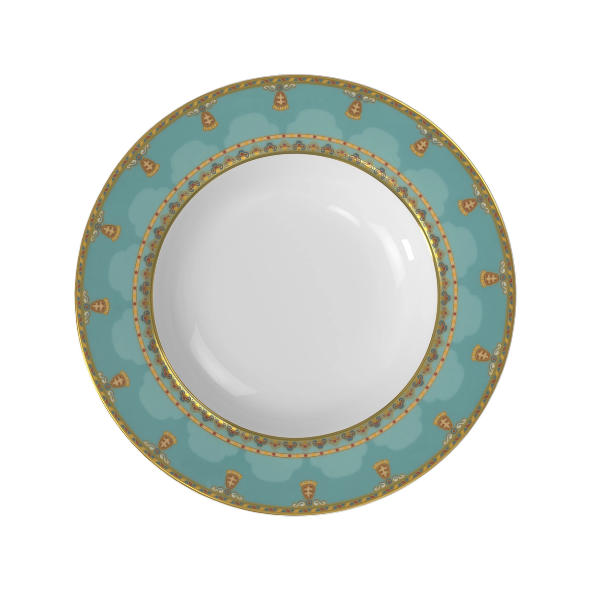 Тарелка глубокая Villeroy & Boch Samarkand Aquamarin 1047302700
