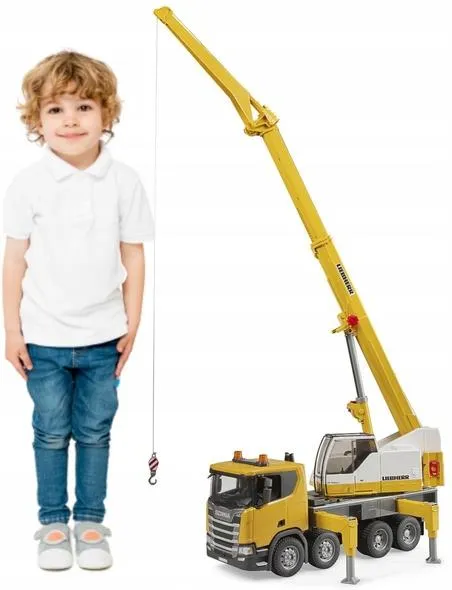 Игрушка Bruder Scania 560R с краном Liebherr (03571)