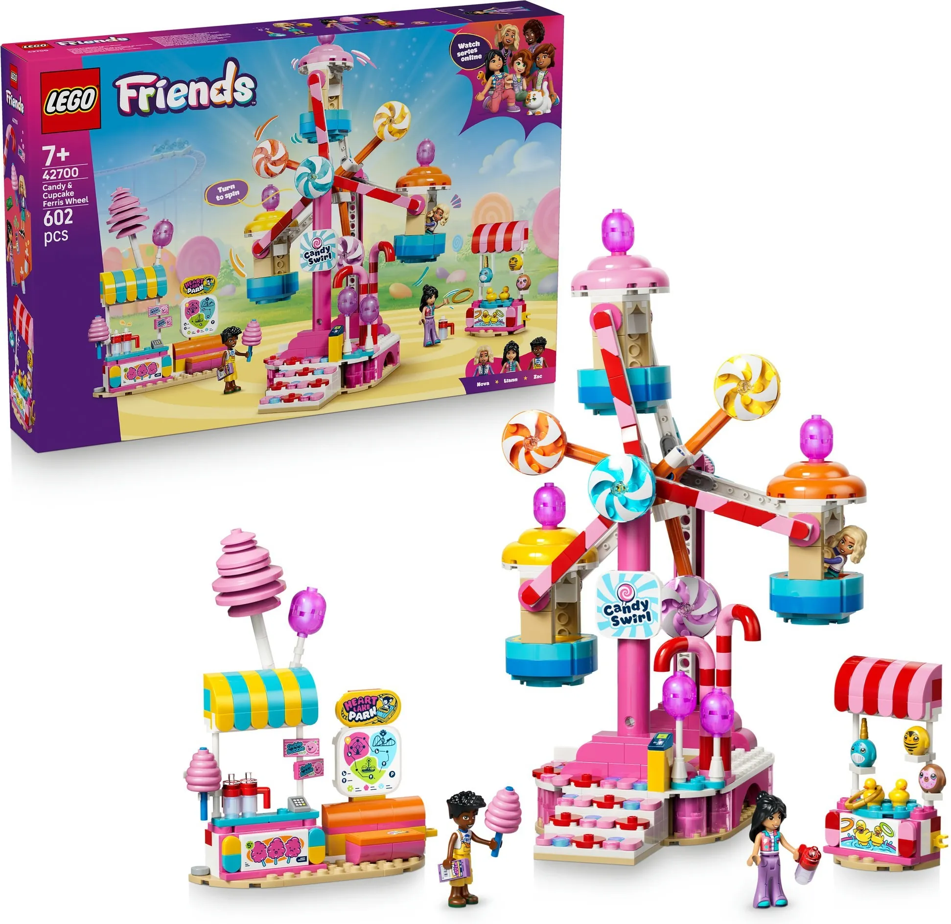 LEGO Friends 42700 Колесо обозрения с конфетами и капкейками