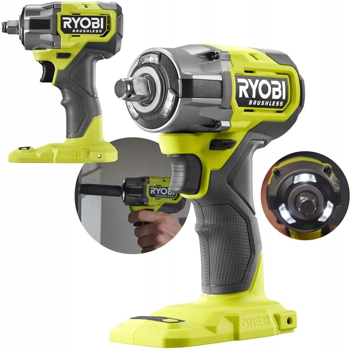 Гайковерт Ryobi RIW18CBL0 без АКБ и ЗУ