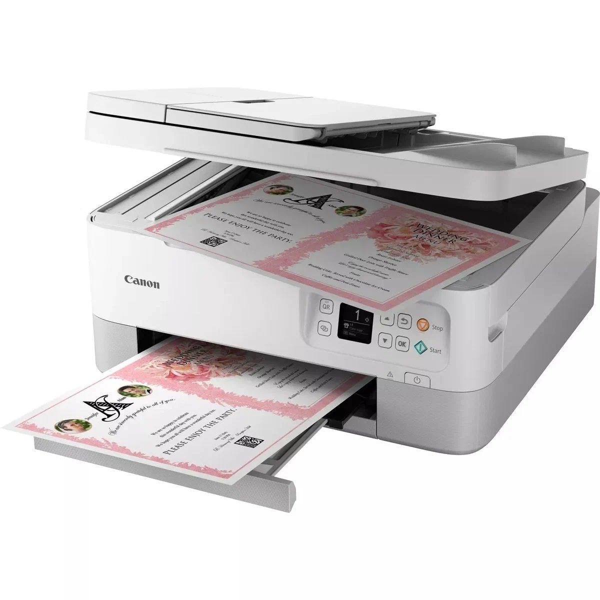МФУ Canon PIXMA TS7451a цветной струйный, 4800x1200, DPI, A4, белый