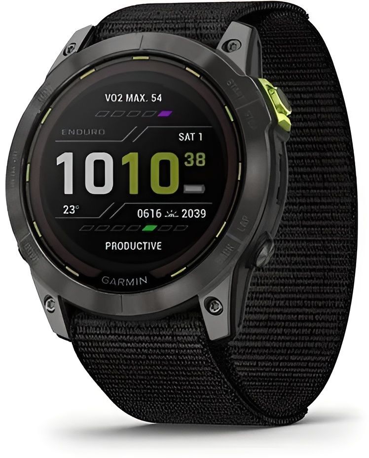 Умные часы Garmin Enduro 2 51mm Sapphire Solar Carbon Grey DLC (010-02754-01)