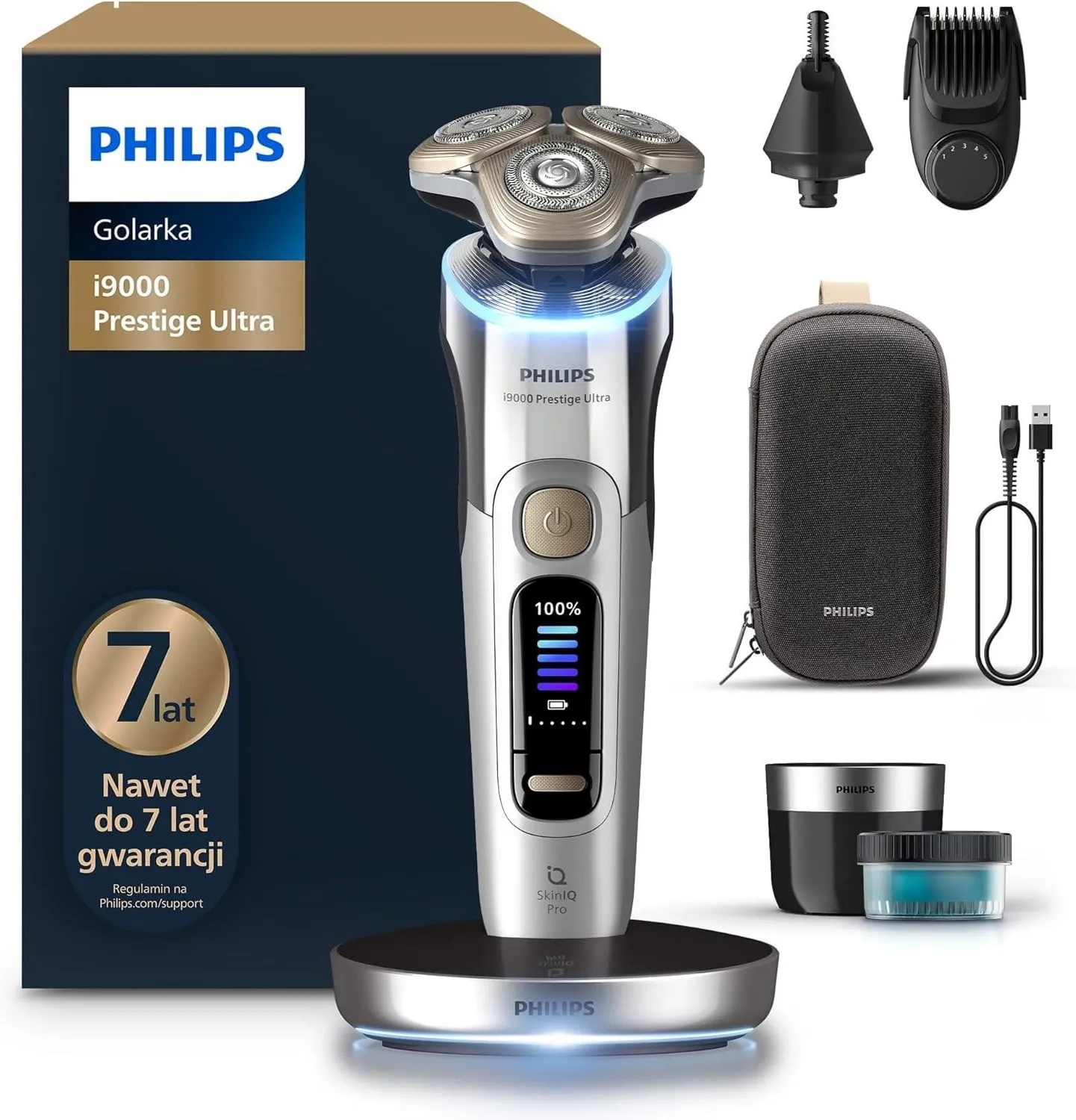 Электробритва Philips Series i9000 Prestige Ultra SkinIQ Pro XP9404/38