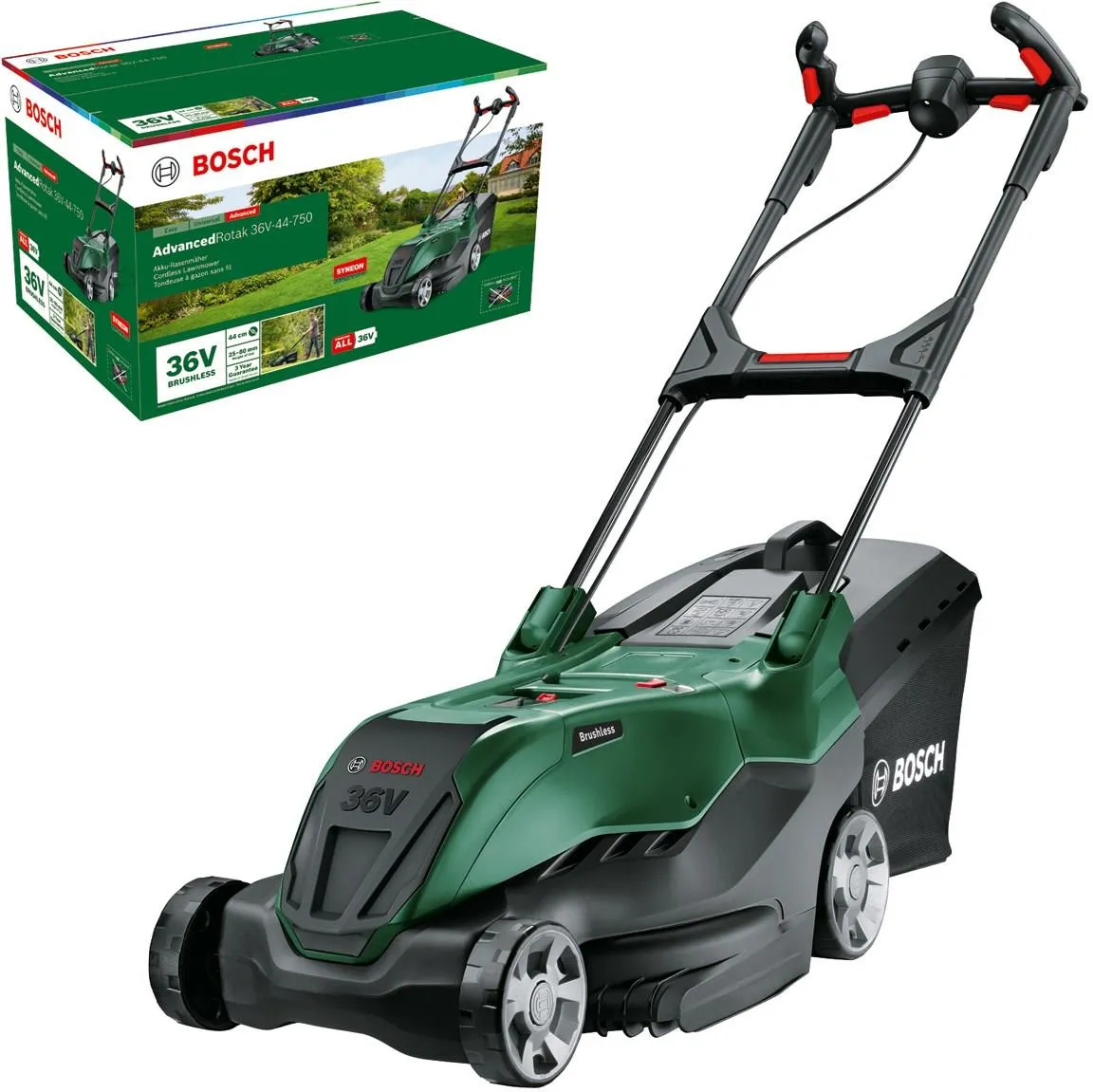 Газонокосилка аккумуляторная Bosch AdvancedRotak 36V-44-750 06008B9G00