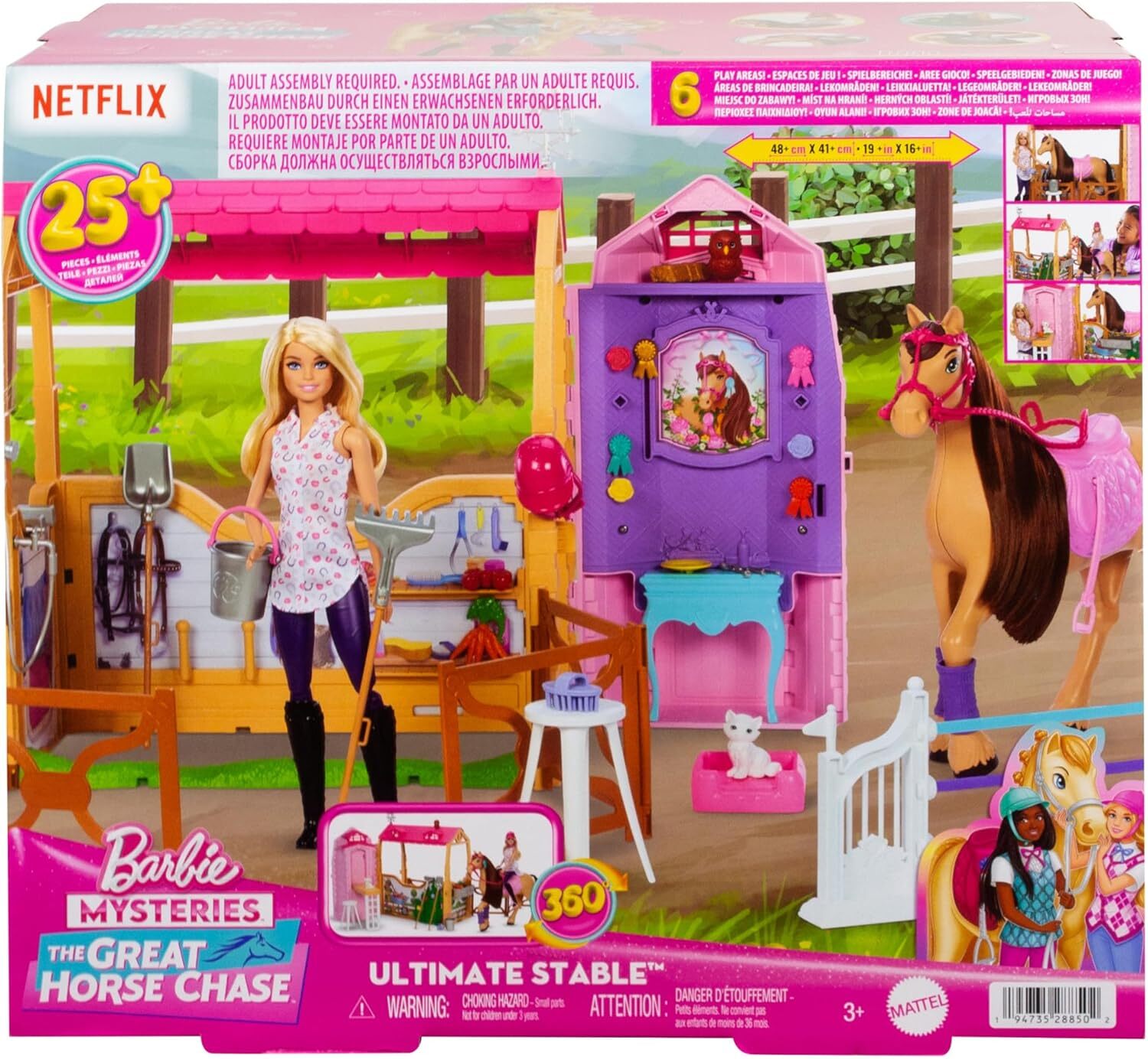 Игровой набор Barbie Mysteries The Great Horse Chase JDN43