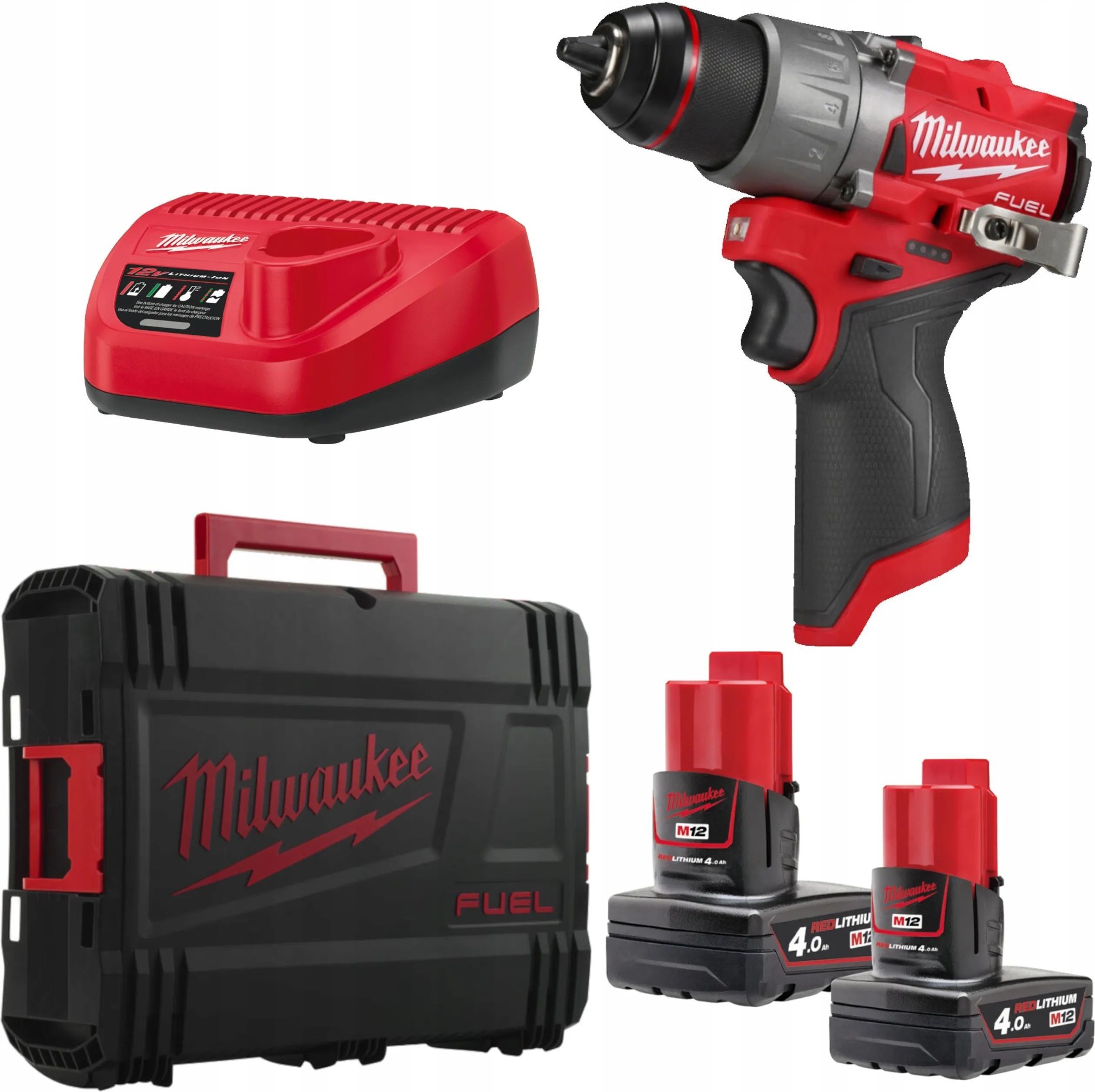 Ударная дрель Milwaukee M12 FDD2-402X 22.0 Ah и ЗУ 4933479874