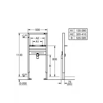 Система инсталляции Grohe 38557001