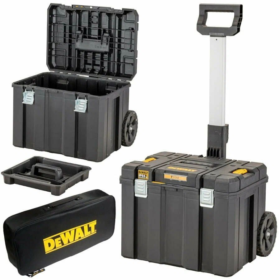 Ящик-тележка для инструментов DeWALT TSTAK 2.0 DWST83347-1 + сумка для инструмента