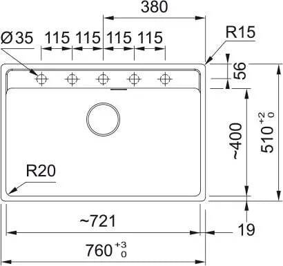 Кухонная раковина Franke Maris MRG 611-78 114.0676.021, Каменный серый