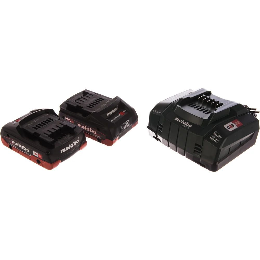 Набор аккумуляторный Metabo 2 аккумулятора LiHDX 18 V 4.0 Ah + ЗУ ASC 145 685306000