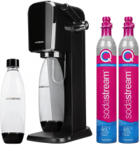 Комплект: Сифон Sodastream Art Black + 2 бутылки + 2 баллона CO2