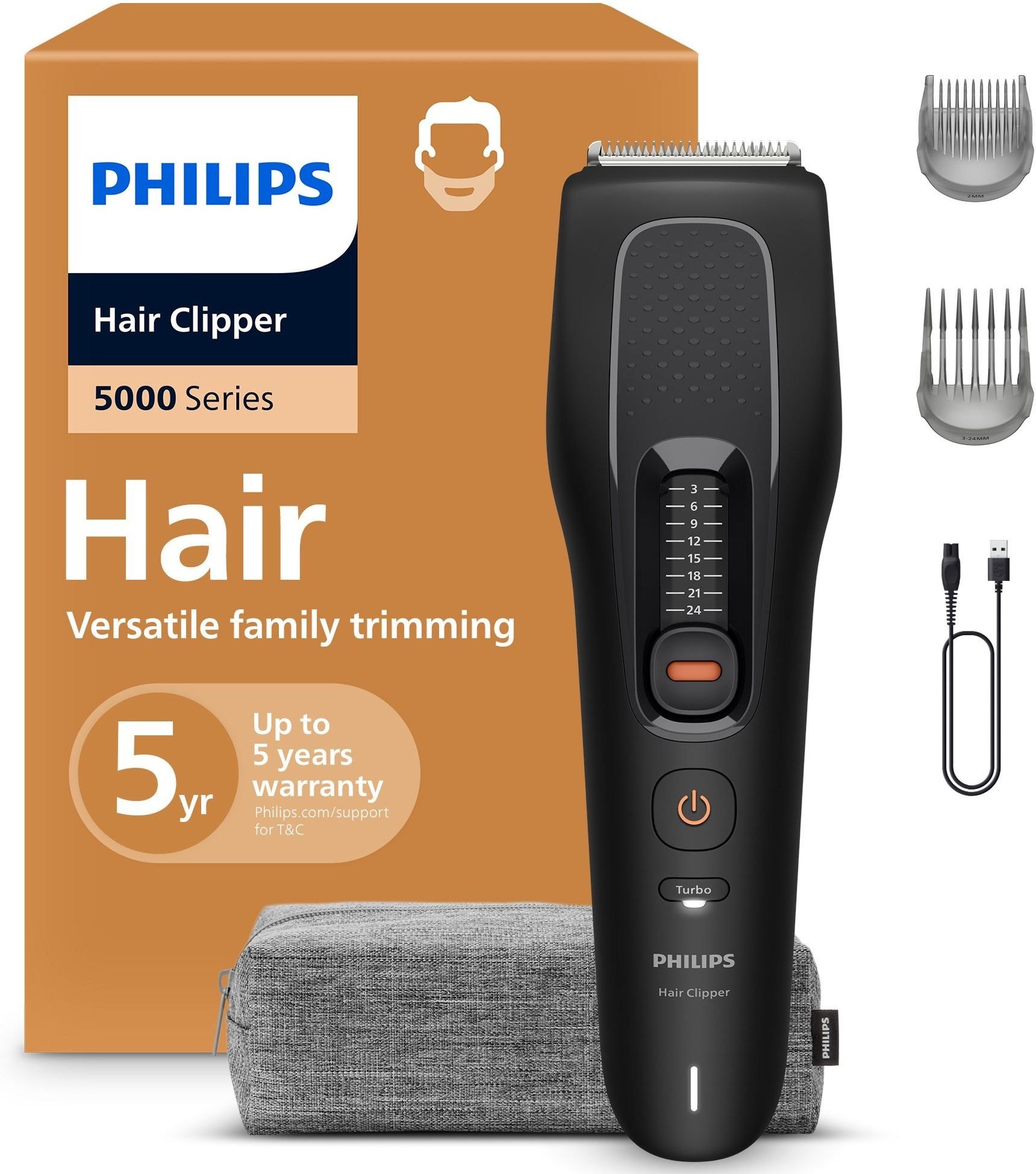 Машинка для стрижки волос Philips Series 5000 HC5721/15