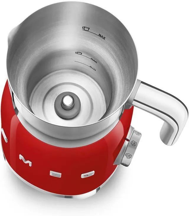 Вспениватель для молока Smeg MFF11RDEU красный