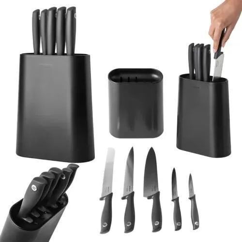 Набор Brabantia Tasty+ B123061, 5 ножей с подставкой