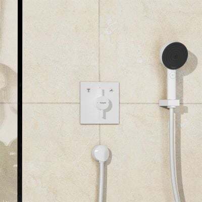 Смеситель для душа скрытого монтажа Hansgrohe Duoturn E 75417700 Матовый Белый