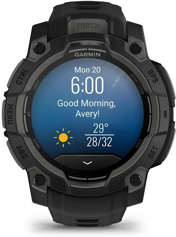 Смарт-часы Garmin Instinct 3 45 мм черный