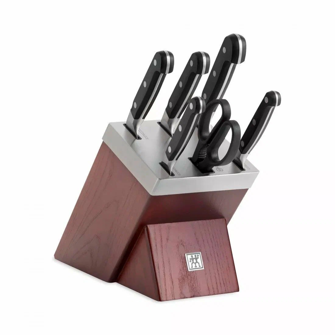 Набор Zwilling J. A. Henckels Pro 38448-007, 5 ножей и ножницы с подставкой
