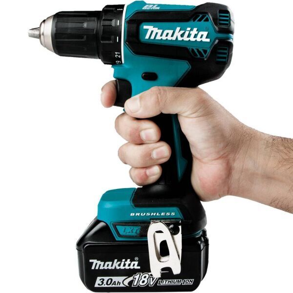 Ударная дрель Makita DDF485RFJ 18V LXT с АКБ 2x3,0 Ah и ЗУ