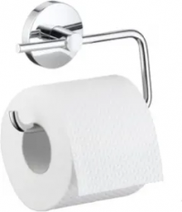 Держатель для туалетной бумаги Hansgrohe Logis, никель матовый 40526820
