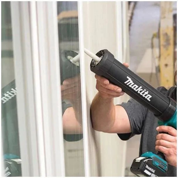 Картриджный пистолет для клея и силикона Makita DCG180ZXK 18V 300 мл и 600 мл, 5000 Н, 5 скоростей без АКБ и ЗУ
