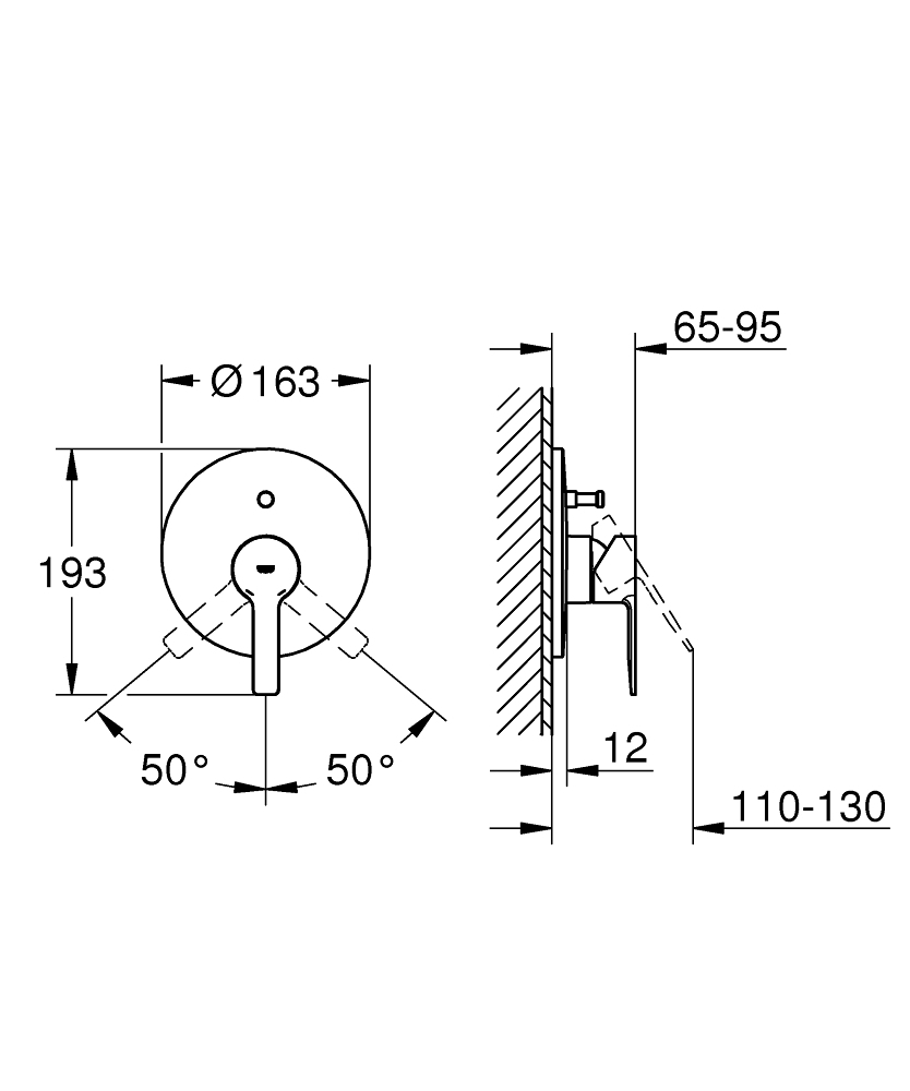Смеситель Grohe Lineare 19297001