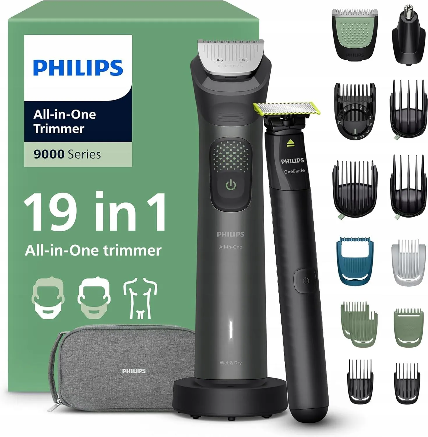 Триммер PHILIPS All-in-One seria 9000 MG9556/15