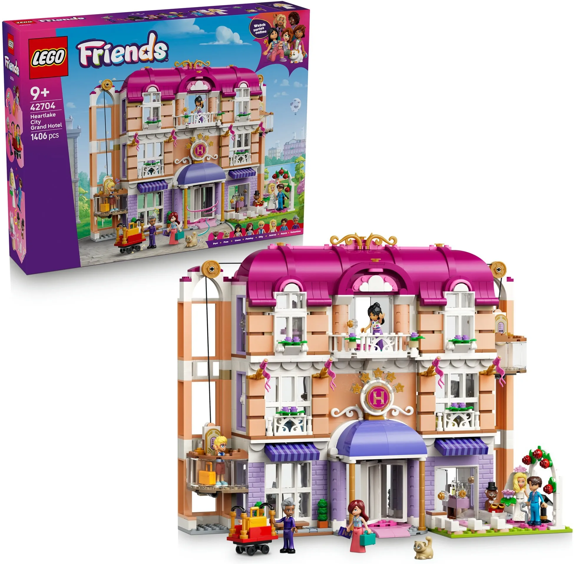 LEGO Friends 42704 Гранд-отель в Хартлейк-Сити