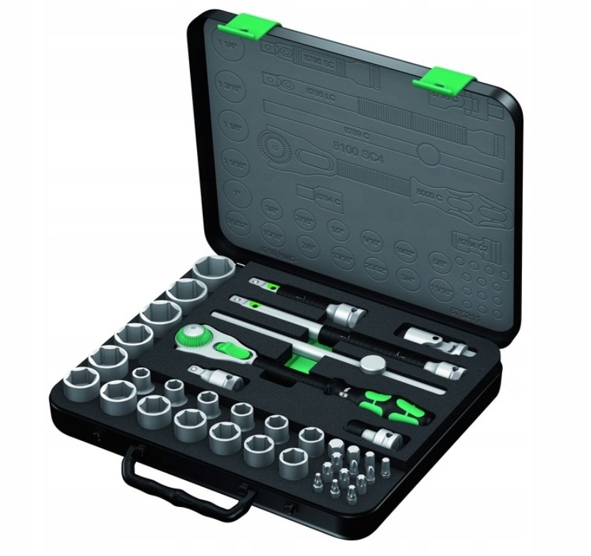 Набор инструментов Wera Zyklop 8100 SB 4 05003596001, 3/8"