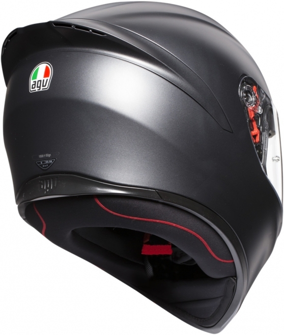 Мотошлем интеграл AGV K1 S Matt Black черный матовый размер L(59-60)