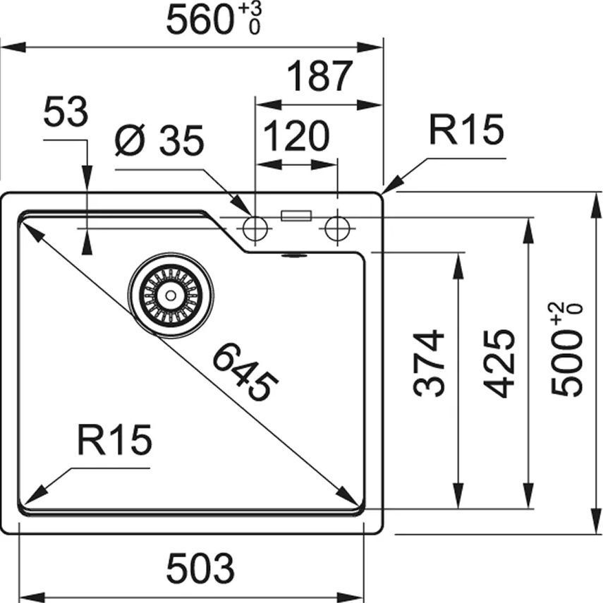 Кухонная раковина Franke Urban UBG 610-56 114.0713.989, сланцево-серый