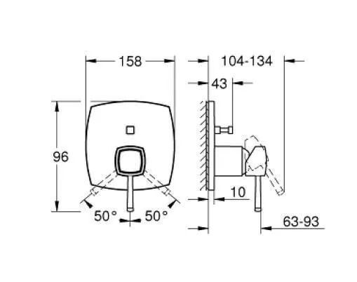 Смеситель для СПА Grohe Spa Grandera 24260000