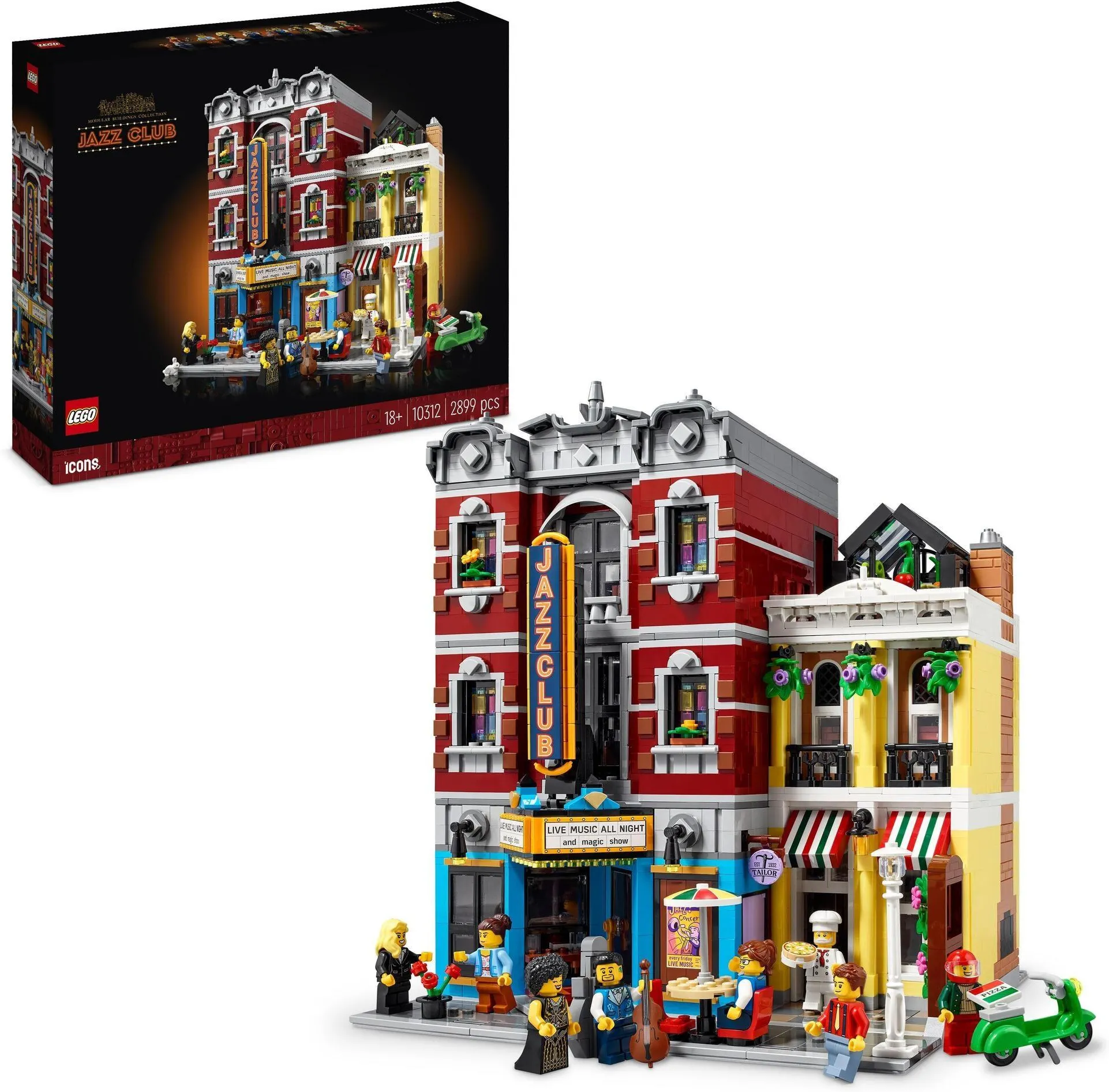 Конструктор LEGO ICONS 10312 Джазовый клуб