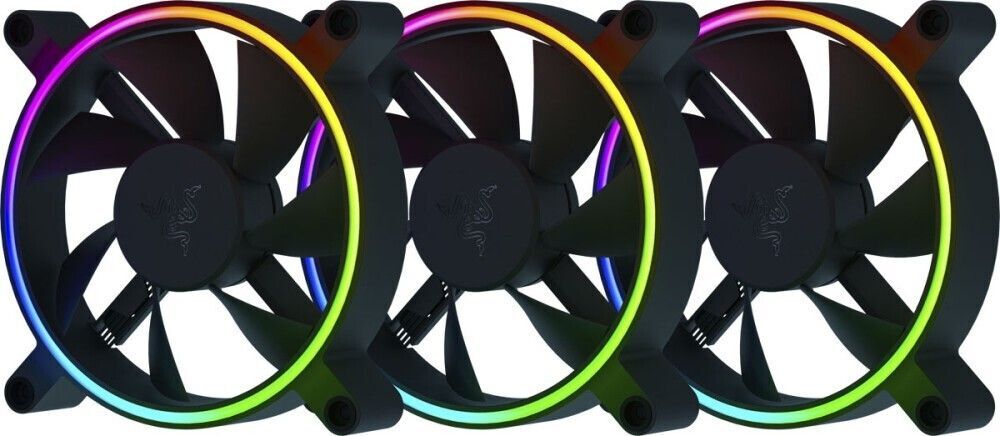 Корпусные вентиляторы Razer Kunai Chroma 140mm 3pcs (RC21-01810200-R3M1)