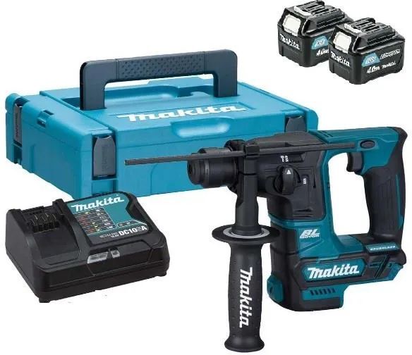 Перфоратор Makita HR166DSMJ 10,8V с АКБ 4,0 Ah и ЗУ