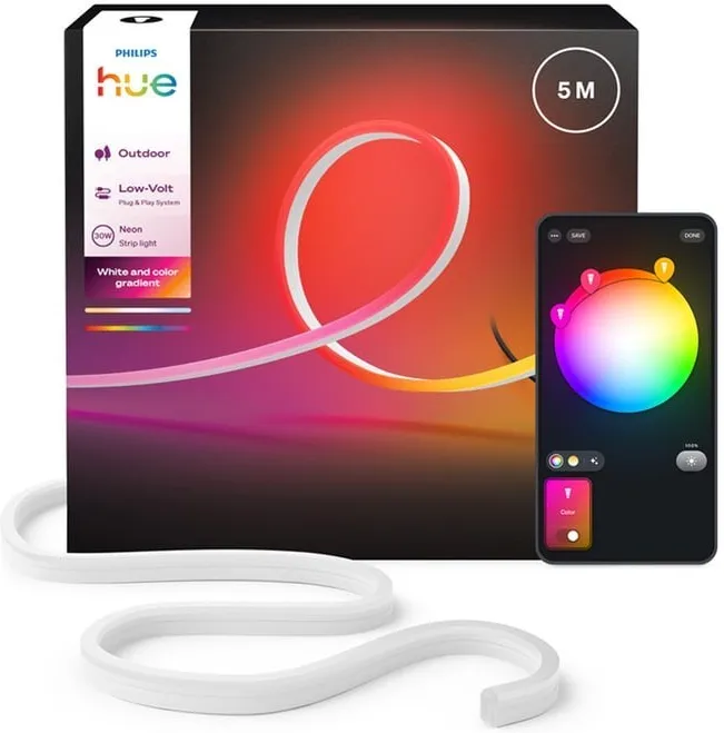 Светодиодная лента PHILIPS HUE Neon Gradient Outdoor Lightstrip 8721103088734