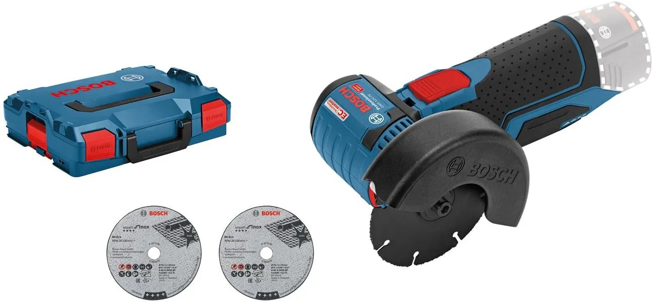 Аккумуляторная угловая шлифовальная машина Bosch GWS 12V-76 Professional 06019F2003