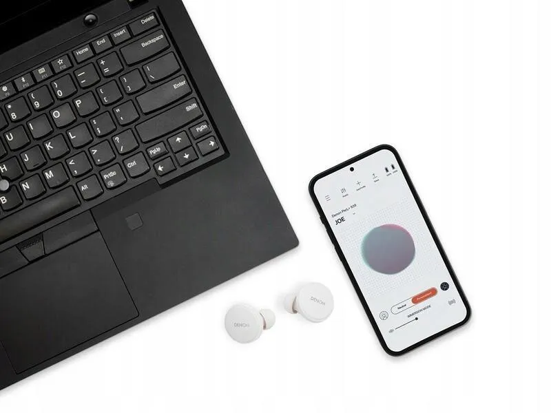 Беспроводные наушники Denon PerL Pro White