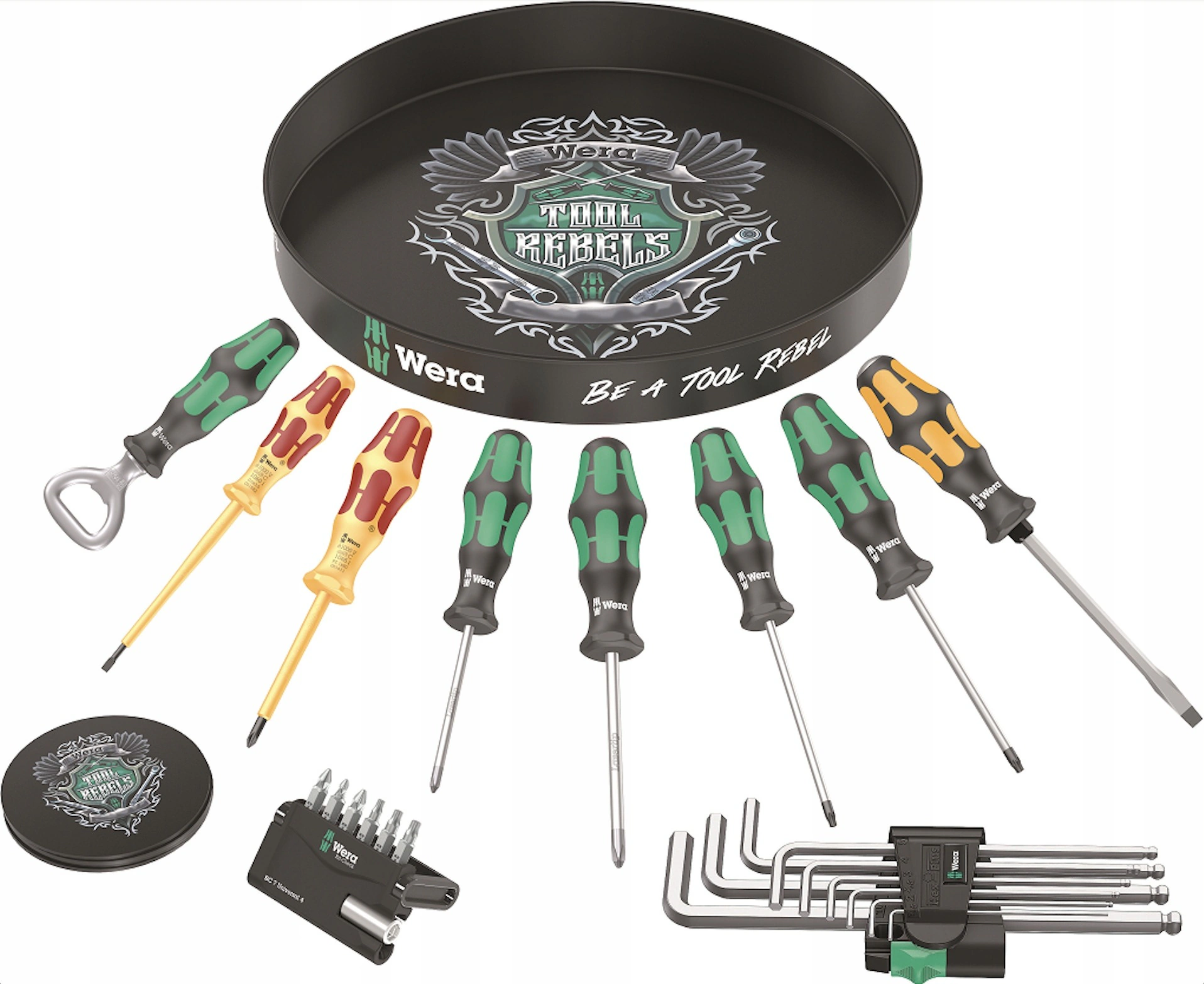 Набор инструментов Wera Kraftform Tool Rebel 05100018001, 23 шт.