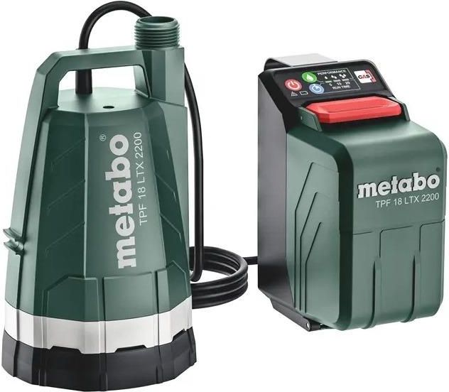 Аккумуляторный погружной насос Metabo TPF 18 LTX 2200 без АКБ и ЗУ