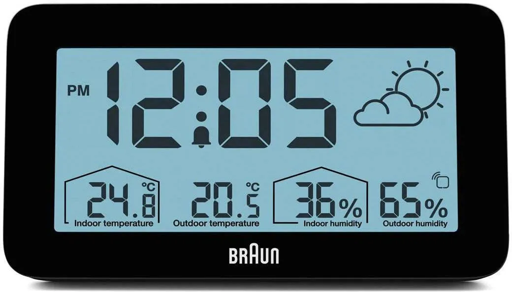 Погодная станция BRAUN BC13BP (цвет черный)