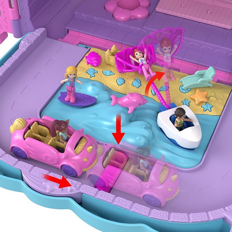 Игровой набор Mattel Polly Pocket Курорт HKV43
